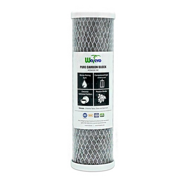 HelloFTA JASON,WATERO Industrial Filter HCS6530-10C Undersink Carbon Block Filter 250mm (10 inch) 5 Micron Silver Powder Antibacterial