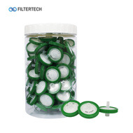 Filtertech PES Syringe Filters, 25 mm Diameter, 0.45 um Polyethersulfone Membrane